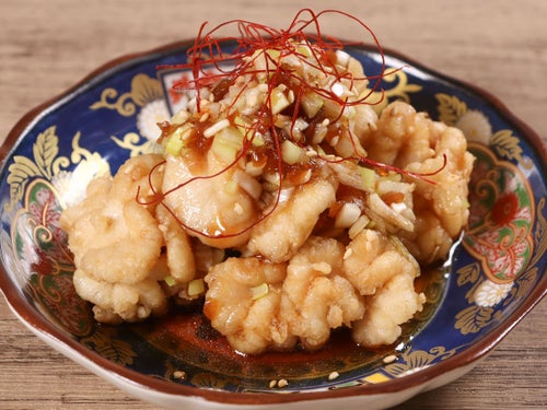 白子の油淋ソース